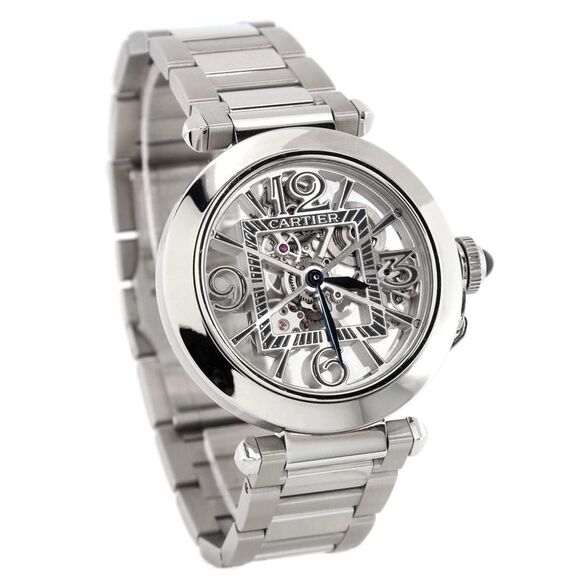 Cartier Pasha de Cartier Skeleton Automatic Watch Stainless Steel 41 - - Picture 3 of 7
